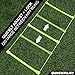 QuickPlay PRO No Tangle Agility Ladder with Quick Lock Adjustable Flat Rungs + Carry Bag (11-Rung) Multi-Sport Speed Training Ladder