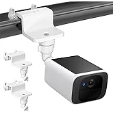 Didalo 2 Pack Gutter Mount Compatible with eufyCam 2C/2C Pro, 2/2 Pro, 3C/S300, 3/S330,SoloCam S220/C210, 360&deg;Rotation Security Bracket with 1/4 Screw Thread(Camera Not Included)