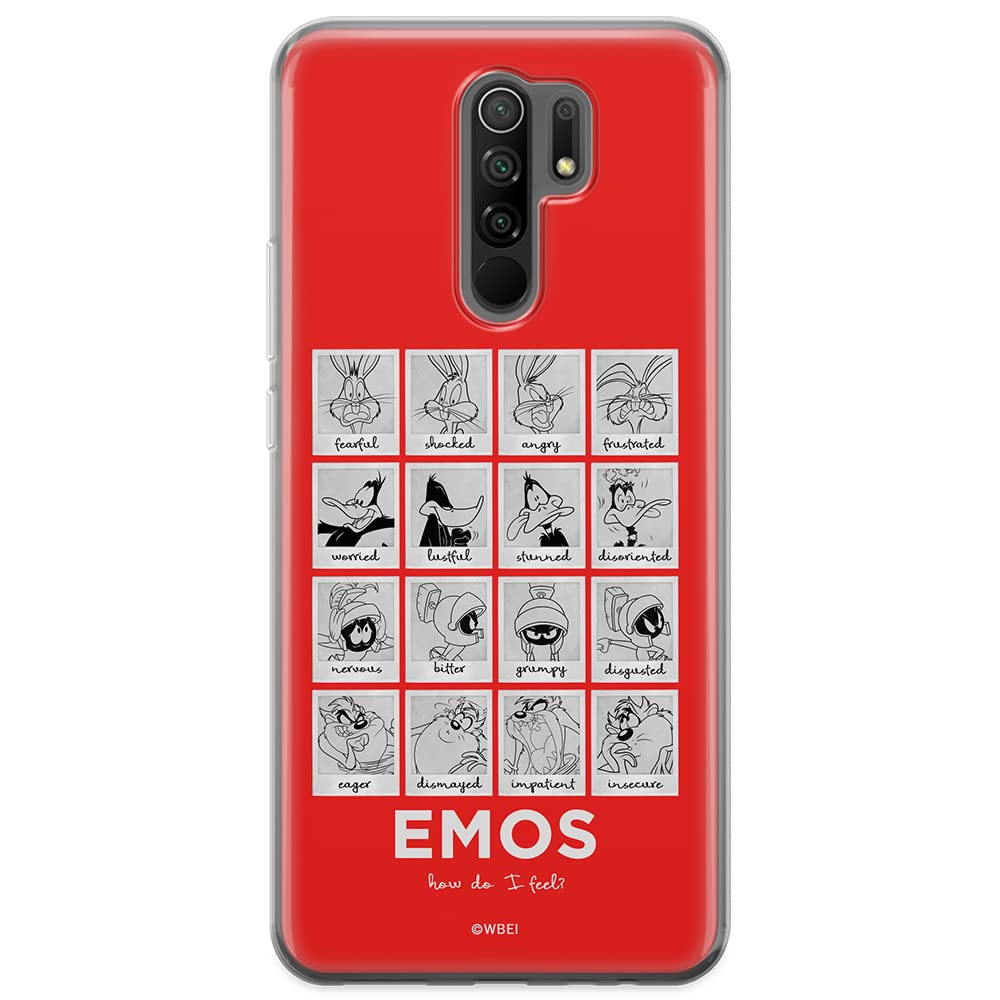ERT GROUP mobile phone case for Xiaomi REDMI 9 original and officially Licensed Looney Tunes pattern 008 optimally adapted to the shape of the mobile phone, case made of TPU