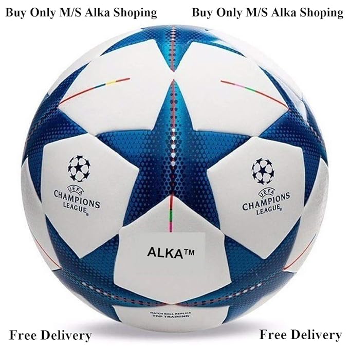 champions league ball blue