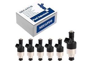 NECATUO Set of 6 Fuel Injectors - Compatible with Honda Passport 1994-1995 Isuzu Rodeo 1993-1995 Trooper 1992-1995 3.2L V6 - Replaces FJ96 8171053880 800-1090N