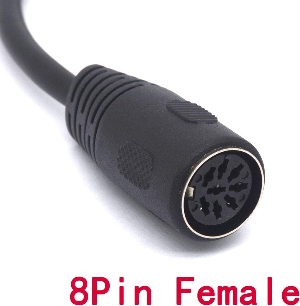 Tomost 8 Pin DIN Cable Large Size Speaker Adapter Lead for Powerlink MK2 MK3 DIN 3 5 7 8 Midi Cord Bang Olufsen B&O BEOLAB (Female to Female) - Image 4