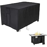 Youlvy Rectangular Fire Pit Cover 43 inch, Propane Gas Fire Pit Table Cover,Outdoor Waterproof Firepit Table Cover - 43 X 22 X 25 Inch