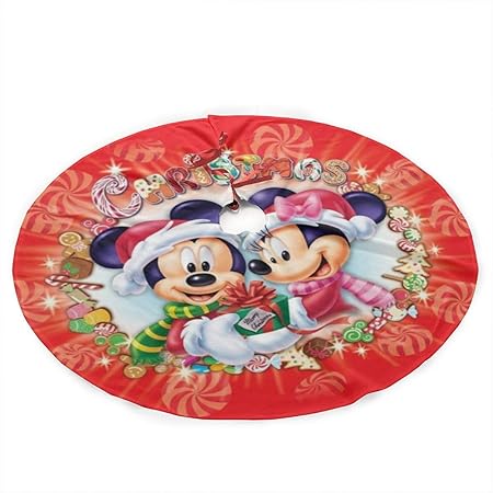 Immagini Natalizie Topolino E Minnie.Ritorno Alla Polvere Decorazione Natalizia Con Topolino E Minnie 91 4 Cm Decorazione Per Albero Di Natale Amazon It Casa E Cucina