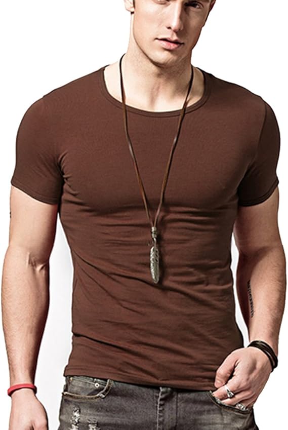 mens tight fit t shirts