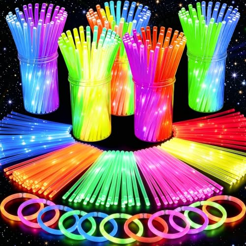 Glow Sticks 500 Pack Bulk Party Supplies