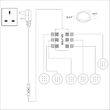 Vlio Under Cabinet Light Kit LED Puck Lights 15W 1500LM Cool White Six Pack view 4