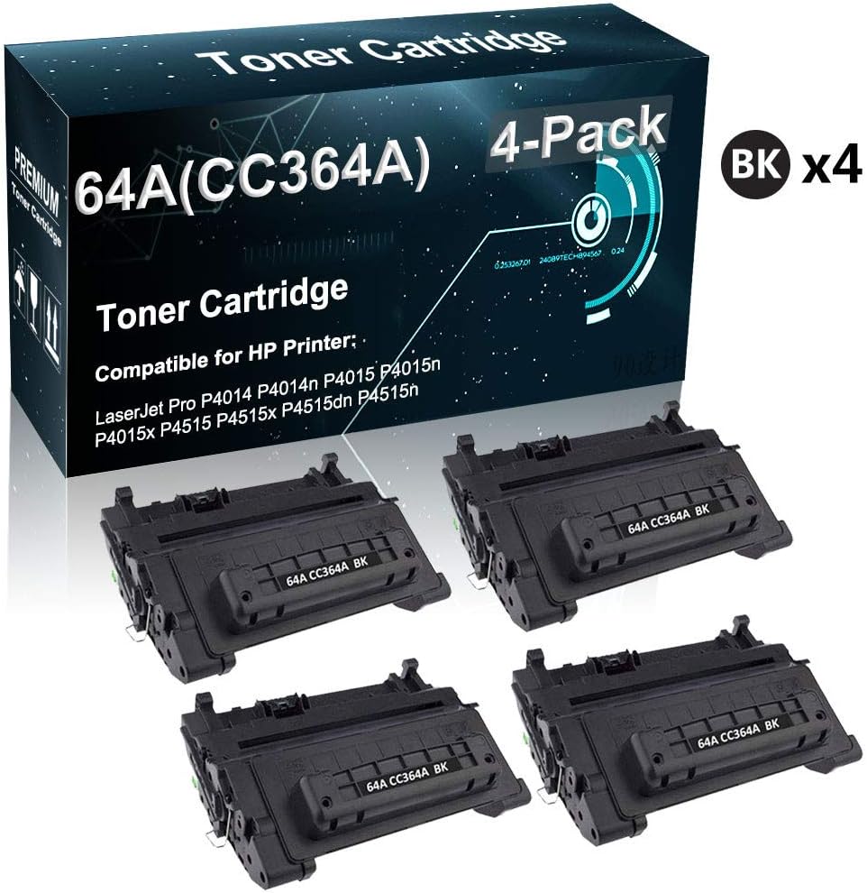 Amazon.com: 4-Pack (Black) Compatible Laserjet Pro P4015n P4015x P4515dn P4515n Printer Toner 