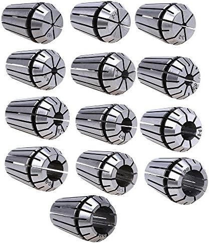 LANDGOO 13Pcs ER20 Spring Collet Set for CNC Engraving Machine and milling Lathe Tool