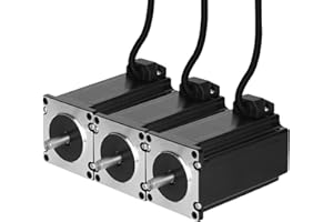 BESJMYT 57 Nema 23 Stepper Motor 3PCS 100MM Bipolar for 3D Printer/CNC Milling Engraving Machine High Torque 3000mNm(424.83oz.in) 4.2A Standard Step Angle 1.8 Deg 2 Phase 4 Lead
