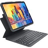 ZAGG Pro Keys Detachable Case and Wireless Keyboard for Apple iPad Air 11" (M3)/ Pro 11" (Gen 1,2,3,4) and iPad Air (Gen 4,5,&amp; M2), Bluetooth Pairing, Apple Pencil Holder, 6.6ft Drop Protection
