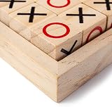 Bigjigs Toys Mini Noughts and Crosses Travel Tic Tac Toe Game view 2