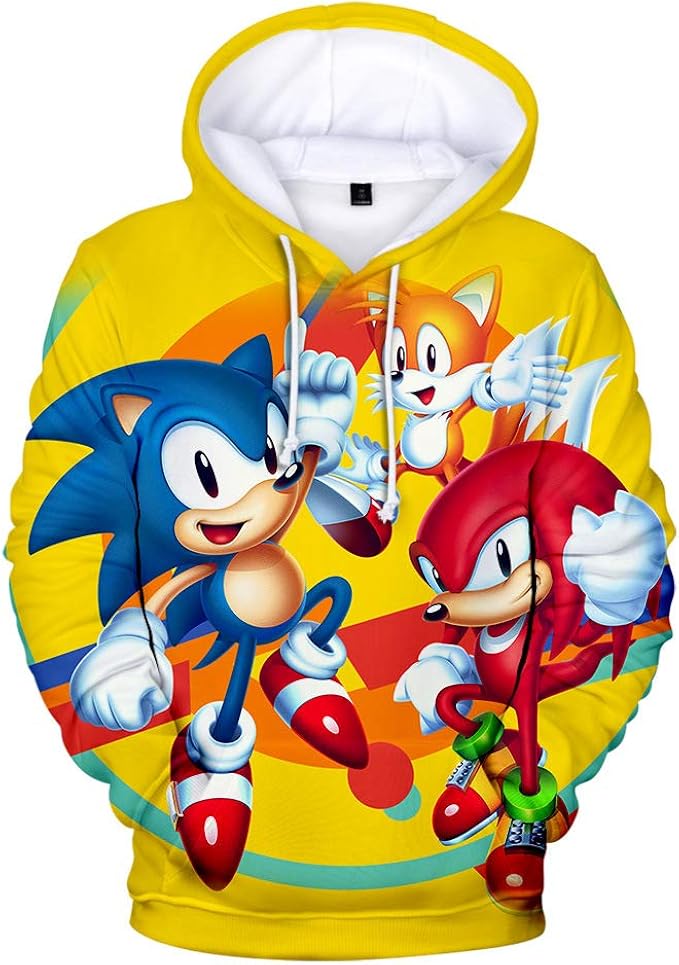 Sonic The Hedgehog Pullover Pullover Sweatshirt Sweater