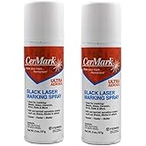 CerMark Ultra Laser Marking Aerosol, Improve Lasered Work, All In One High Performance Laser Marketing Aerosol For Metal, (2-Pack), 2 Oz
