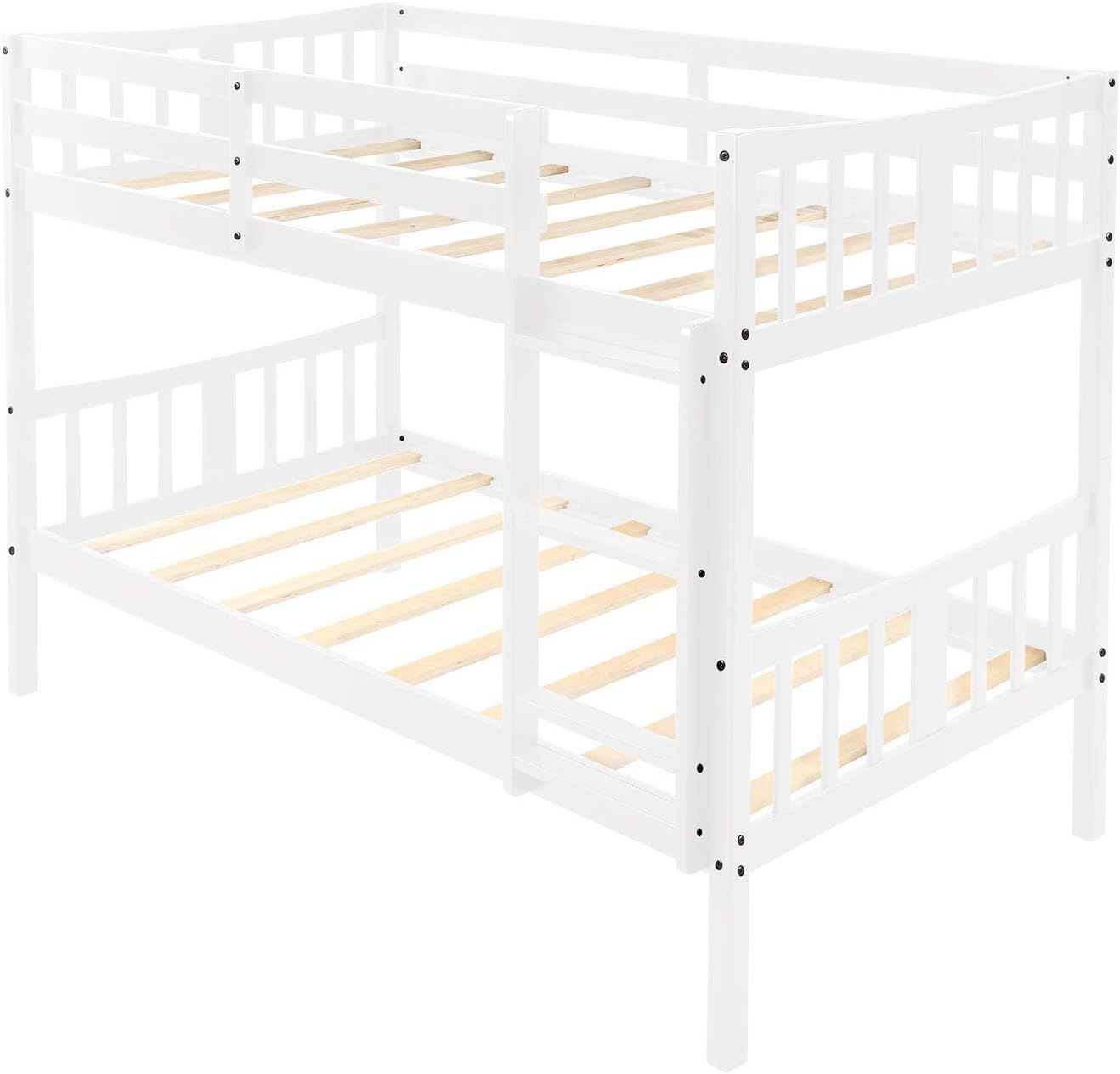 Joanna Zacharias Bed Children Bedroome Twin Over Twin Bunk Bed Wooden Double Bed with Ladder