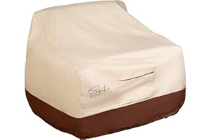 Set of 2 Patio Chair Covers for Outdoor Furniture by Signature Living - 38" D x 35" W x 31" H Waterproof Outdoor Chair Cover 