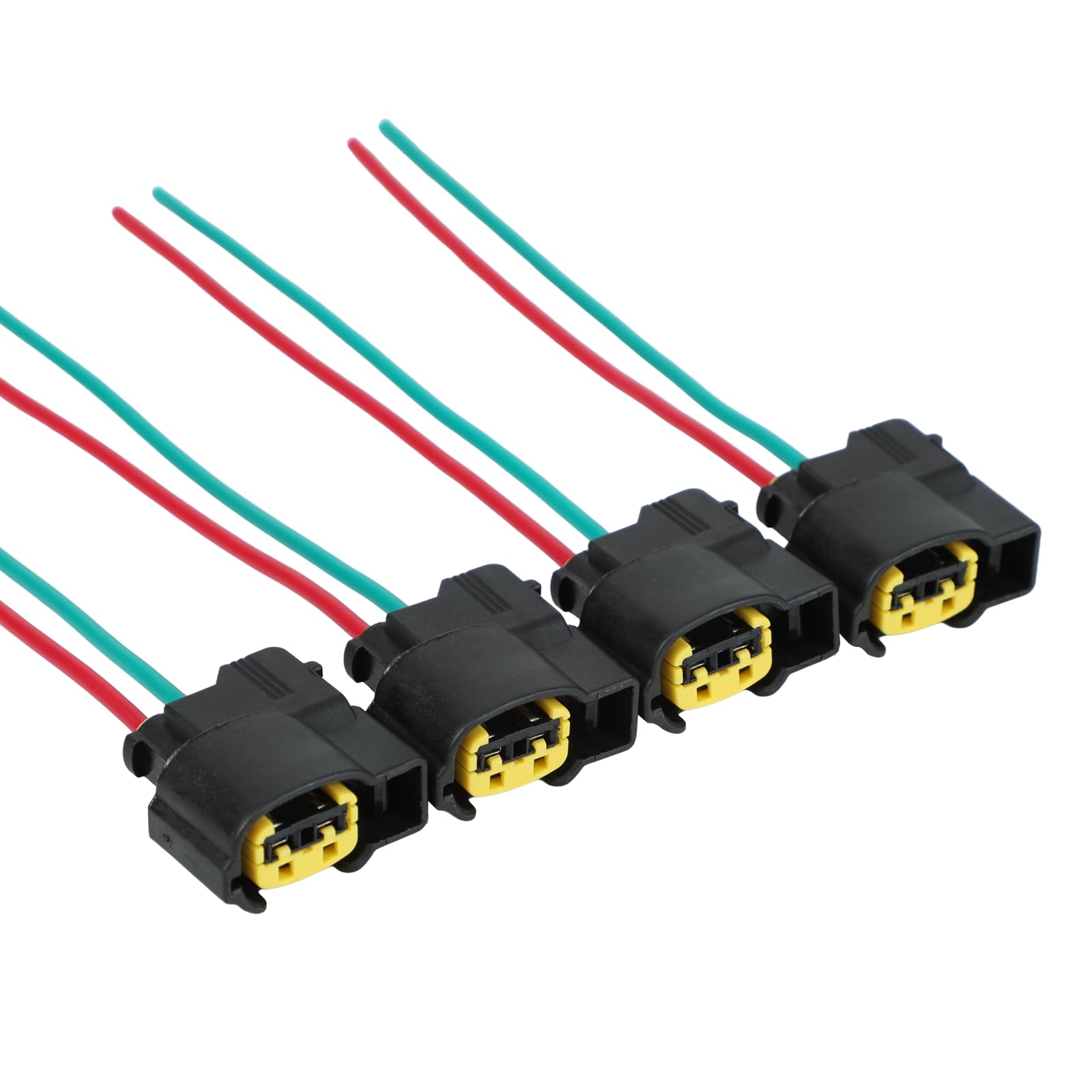 Photo 1 of Ignition Coil Connector Plug Wire Harness for Hyundai Sonata Accent Elantra GT Tucson, for Veloster, for Kia Forte5 Forte Koup Soul Optima Rio, Replace PT2910 4pcs