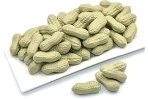 Hagao Fake Peanut Artificial Vegetables Simulation Peanuts Fake Vegetable for Home Kitchen Decoration Teaching Aids 50 PCS