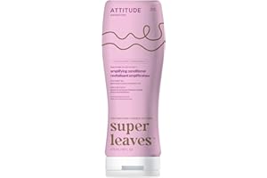 ATTITUDE Amplifying Conditioner for Curly Hair with Coconut Oil, Made in Canada, Vegan Detangler and Naturally Derived Ingred