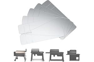 AJinTeby 5 Pack Drip Tray Liners for Traeger Grills Woodridge and Pro 34, Disposable, Heat-Resistant Foil Liners, Aluminum Tray for Catching Grease to Protect Drip Tray, 31.4" x 15.4"