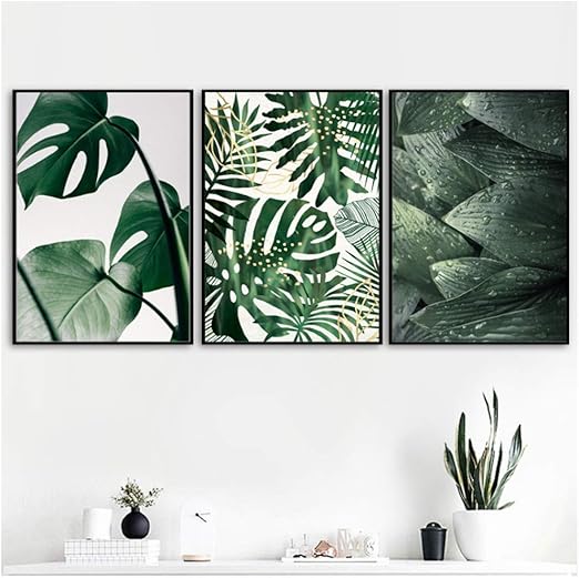 Nieshuijing Arte De La Pared Impresion De Lienzo Pintura Verde