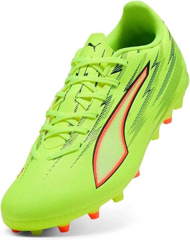 Ultra 6 Play MG Chaussures de Football Unisexes Jaune Alerte Noir-rougeâtre Lime Squeeze, 41 EU, Yellow Alert PUMA Squeeze Squeeze Noir/Rouge, 41 EU — photo 6 sur 6
