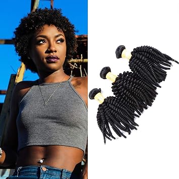 Buy Leticia 10 10 12 Afro Kinky Curly Weave Short Hairstyles