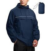 SWISSWELL Mens Rain Jacket Raincoat Waterproof Windbreaker | S-6XL, Durable Waterproof Coating for Light to Moderate Rain, Breathable Mesh, 15 oz Lightweight, Packable for Golf Hiking