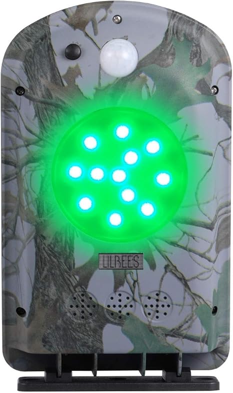 Lilbees Deer Feeder Light Hog Hunting Green Light Spotlight With