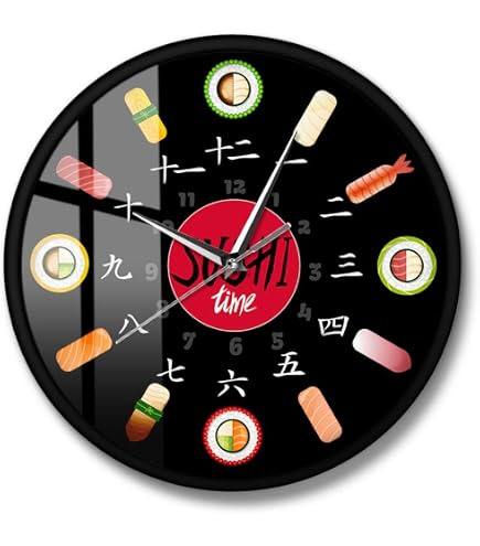 Amazon.com: flavorbox CL-27S Sushi Clock for Foreign Visitors to