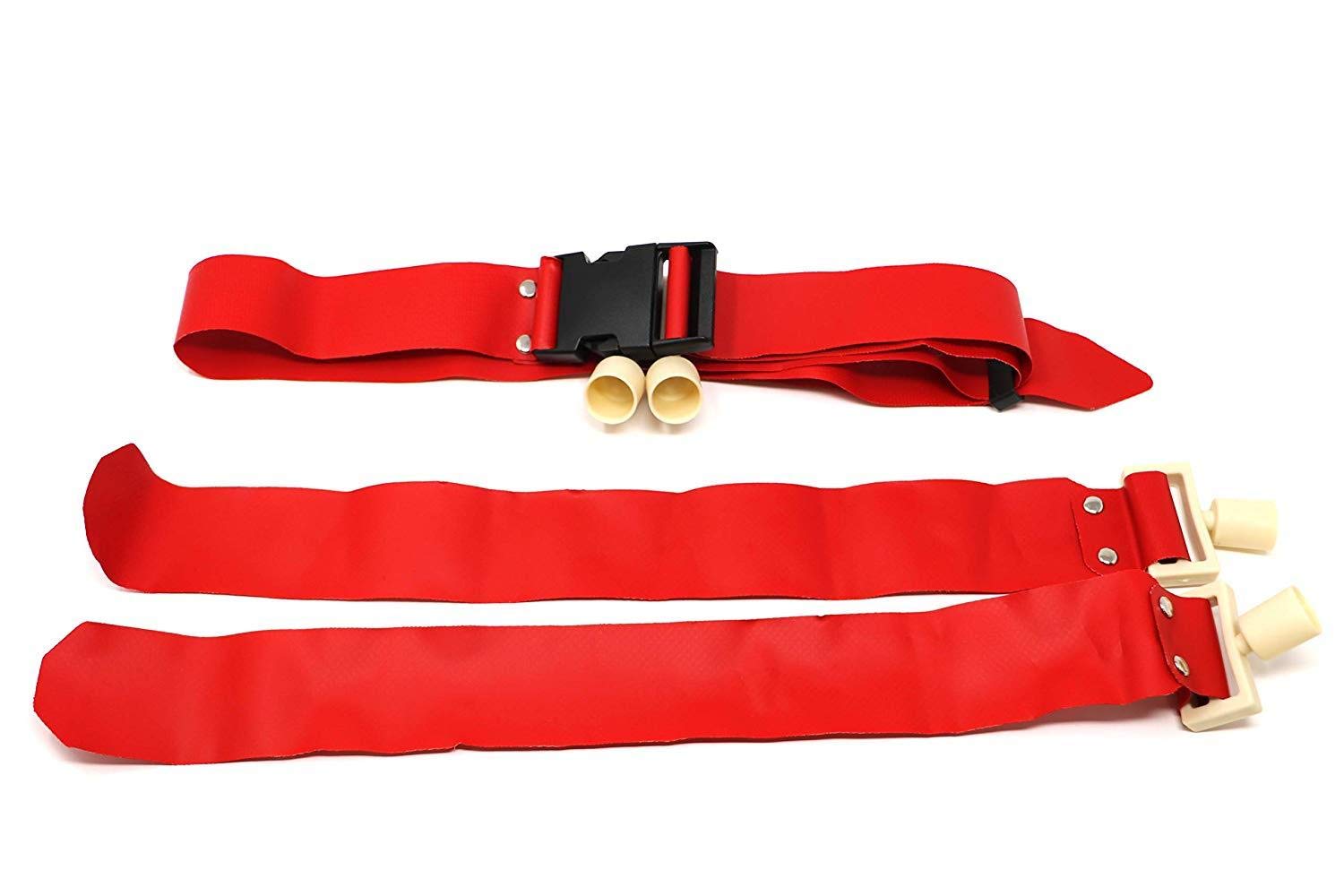 BARNETT Flag Pop Deluxe Flags and Belts Pack of 10 (1 x 2) (Red)