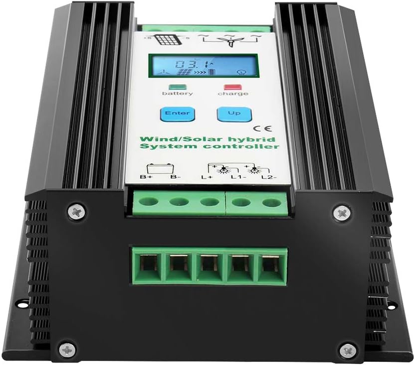 iSunergy 1000W Wind Solar Hybrid Charge Controller Wind Boost Charge Solar PWM Charging Technology Digital Intelligent Regulator with LCD Display (600W Wind + 400W Solar) : Garden & Outdoor