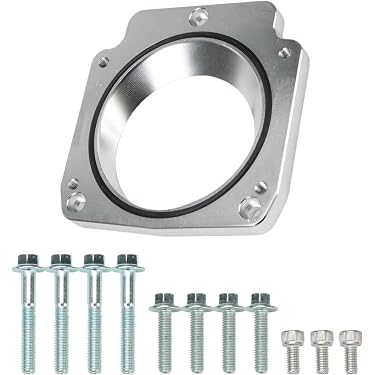 4-Bolt To 3-Bolt Throttle Body Spacer Adapter For LS1 Truck Intake – Aluminum W/Gasket