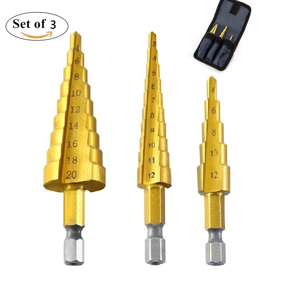 Discount Low Price Hss Titanium Coated Step Drill Bits Set Bit 1 1 4 1 3 8 10 Steps Bit 2 1 4 3 4 9 Steps Bit 3 1 8 1 2 13 Steps Bit 4 3 16 1 2 6 Steps Diagtree Online Shop Sice Si Org Discount Low Price Hss Titanium Coated Step Drill Bits Set Bit 1 1 4 1 3 8 10 Steps Bit 2 1 4 3 4 9 Steps Bit 3 1 8 1 2 13 Steps Bit 4 3 16 1 2 6 Steps Diagtree Online Shop Sice Si Org
