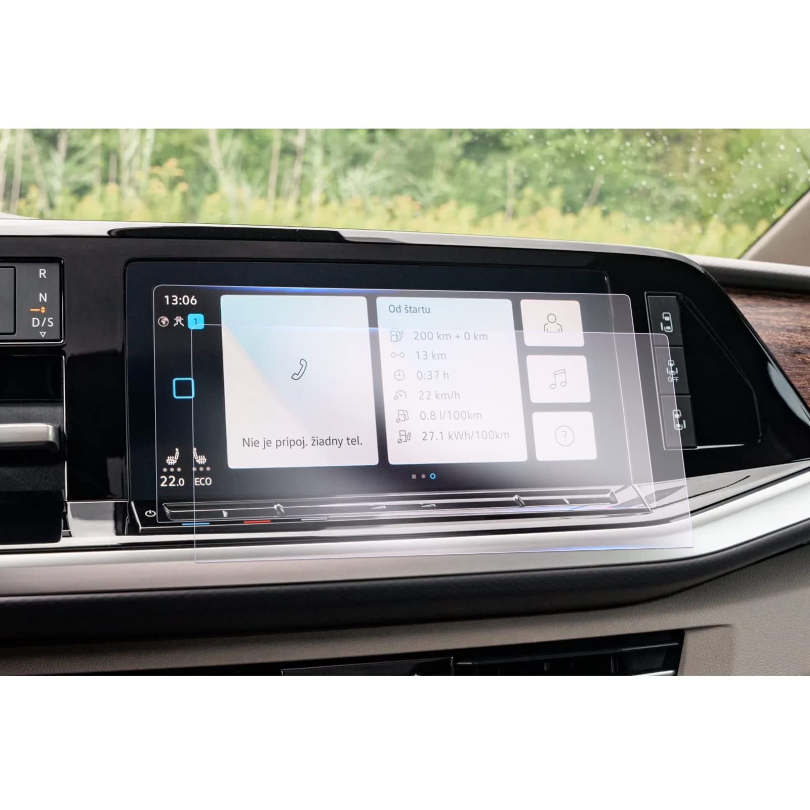 GAFAT [Pack of 2] V-W Multivan T7 2022 2023 2024 10 Inch Navigation Screen Protector, 10 Inch Multivan Discover Pro Nano Screen Protector, Compatible with VW Multivan T7, 6H Anti-Scratch