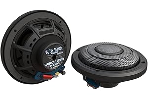 Wild Boar Audio WBC 1654 Rear 6.5" 4 Ohm Rear Speakers with Grills for 2014-Current Harley-Davidson Touring Models