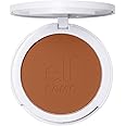 e.l.f. Camo Powder Foundation, Lightweight, Primer-Infused Buildable & Long-Lasting Medium-to-Full Coverage Foundation, Deep 500 W