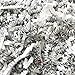 Black Cat Avenue 1 LB White & Silver Crinkle Cut Paper Shred Filler for Gift Wrap and Basket Filler