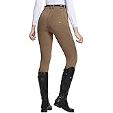 baleaf Womens Horse Riding Pants Equestrian Full Seat Breeches Horseback Tights Silicone Zipped Pocket