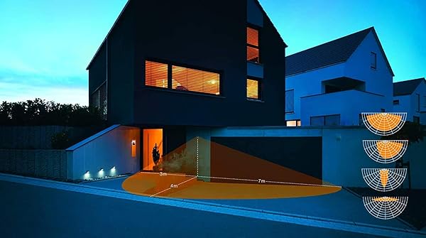 Steinel 066178 Bewegungsmelder iHF 3D anthrazit 160 Bewegungssensor 7 m Reichweite in 3 Zonen per Bluetooth einstellbar 2000 W 230 V