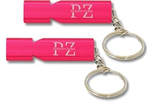 Potato Zone Emergency Whistle – Survival Keychain Whistle Emergency – 120db Loud Safety Whistle for Protection, Camping, Hiking, Sports, Dog Training – Portable Metal Whistle