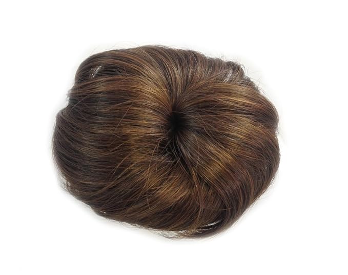 Loose Fake Hair Bun Has 2 Mini Wire Combs And A Drawstring