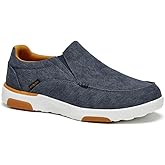 OrthoComfoot Men's Orthopedic Comfortable Slip-On Shoes with Arch Support, Orthotic Loafers for Plantar Fasciitis, Canvas Leisure Vintage Flat Walking Shoes for Foot and Heel Pain Relief