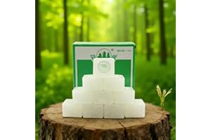 100% Natural Camphor,Refined Camphor Tablets/Blocks for Aromatherapy & Puja,Alcanfor en Bloques,Kapoor for Pooja,Stops Silver