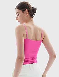 PUMIEY Womens Tank Tops Square Neck Sleeveless