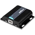 gofanco 1080p HDMI Extender Over IP Kit - 1 to Many Over Gigabit Network Switch or Single Cat5e / Cat6 Ethernet Cable, IR Control Extension - Up to 395 feet (120m) Full HD HDbitT Balun (HDBitTExt)