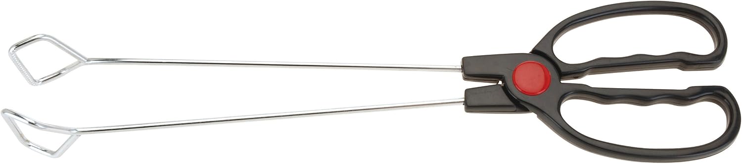 No Label - Barbecue Tongs - Sturdy - 41 cm, Silver