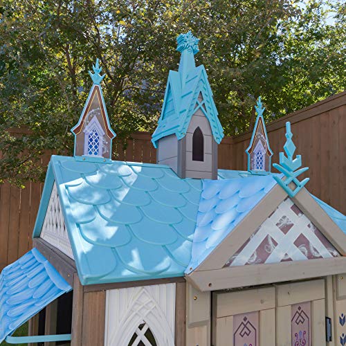 KidKraft Disney® Frozen Arendelle Wooden Playhouse, Children's Outdoor Play, Gift for Ages 310