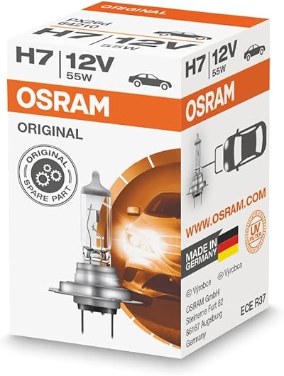 OSRAM 64210L 12V 55W H7 Longlife Px26D Car Headlight Bulb Boxed