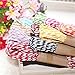 Newbested 12 Colors Raffia Stripes Paper String for DIY Making Twisted Paper Craft String/Cord/Rope, 2mm Thickness,120 Yards(120M).